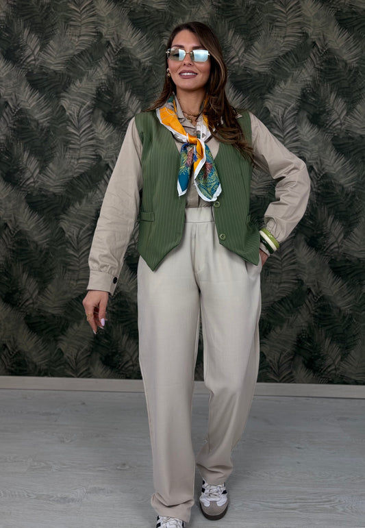 Gilet gessato