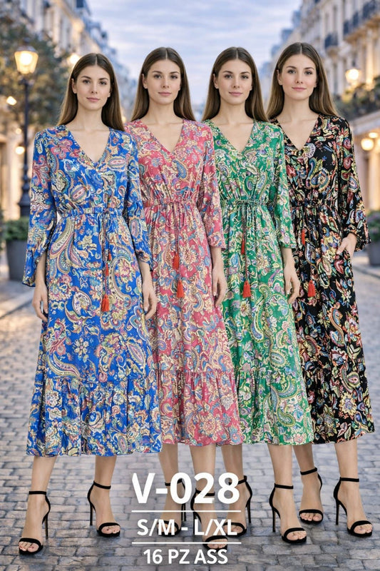 Dress fantasy astratta art.V-028