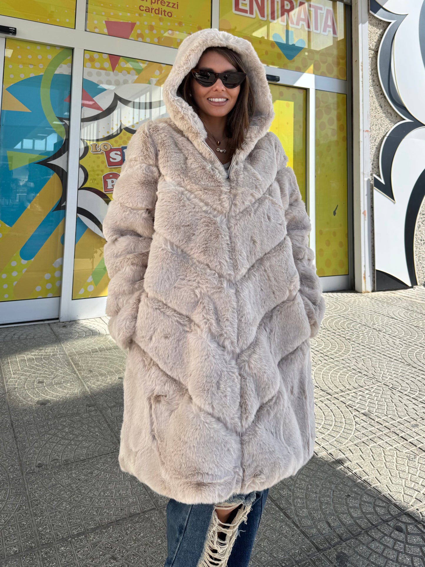 Eco pelliccia lunga Art-Xc246003