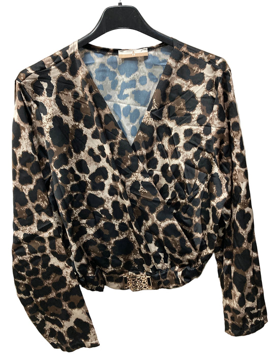 Camicia Crop maculata promo