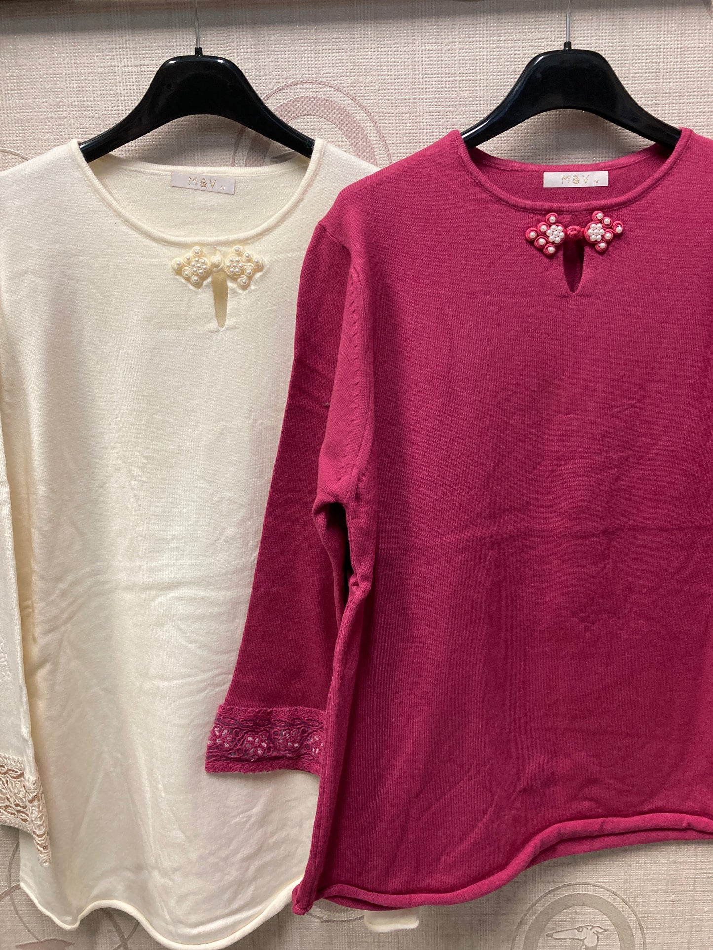 Pull con perline e ricamo Art-a84670 promo