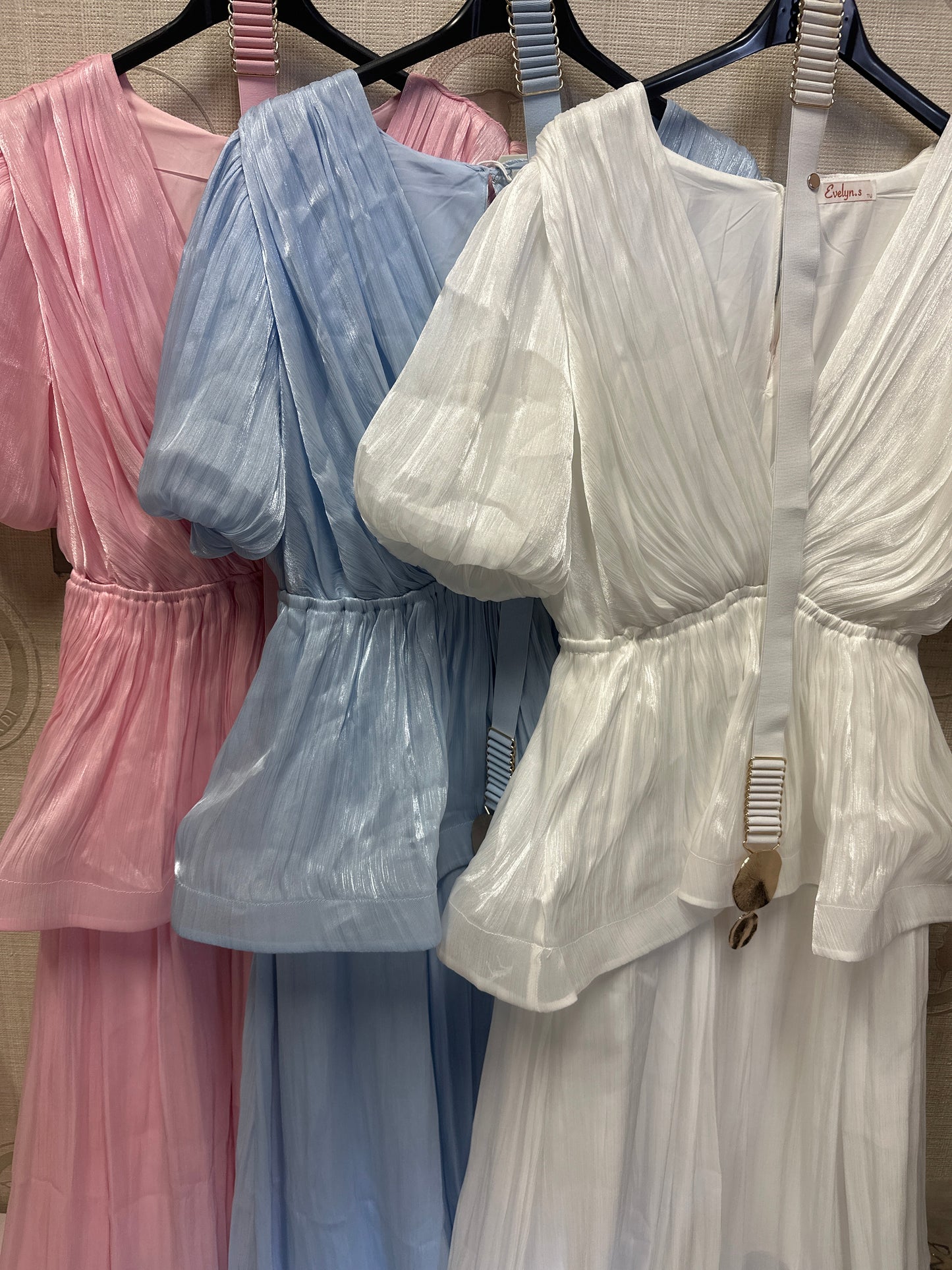 Abito Chiffon Princess con cintura Art-ev26105