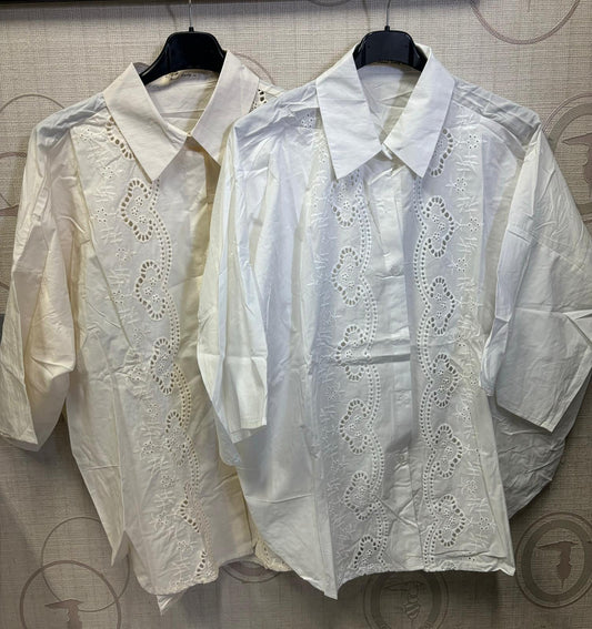 Camicia in pizzo art.cd.2869