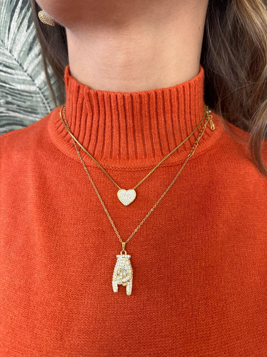 Collana Scaramanzia strassata