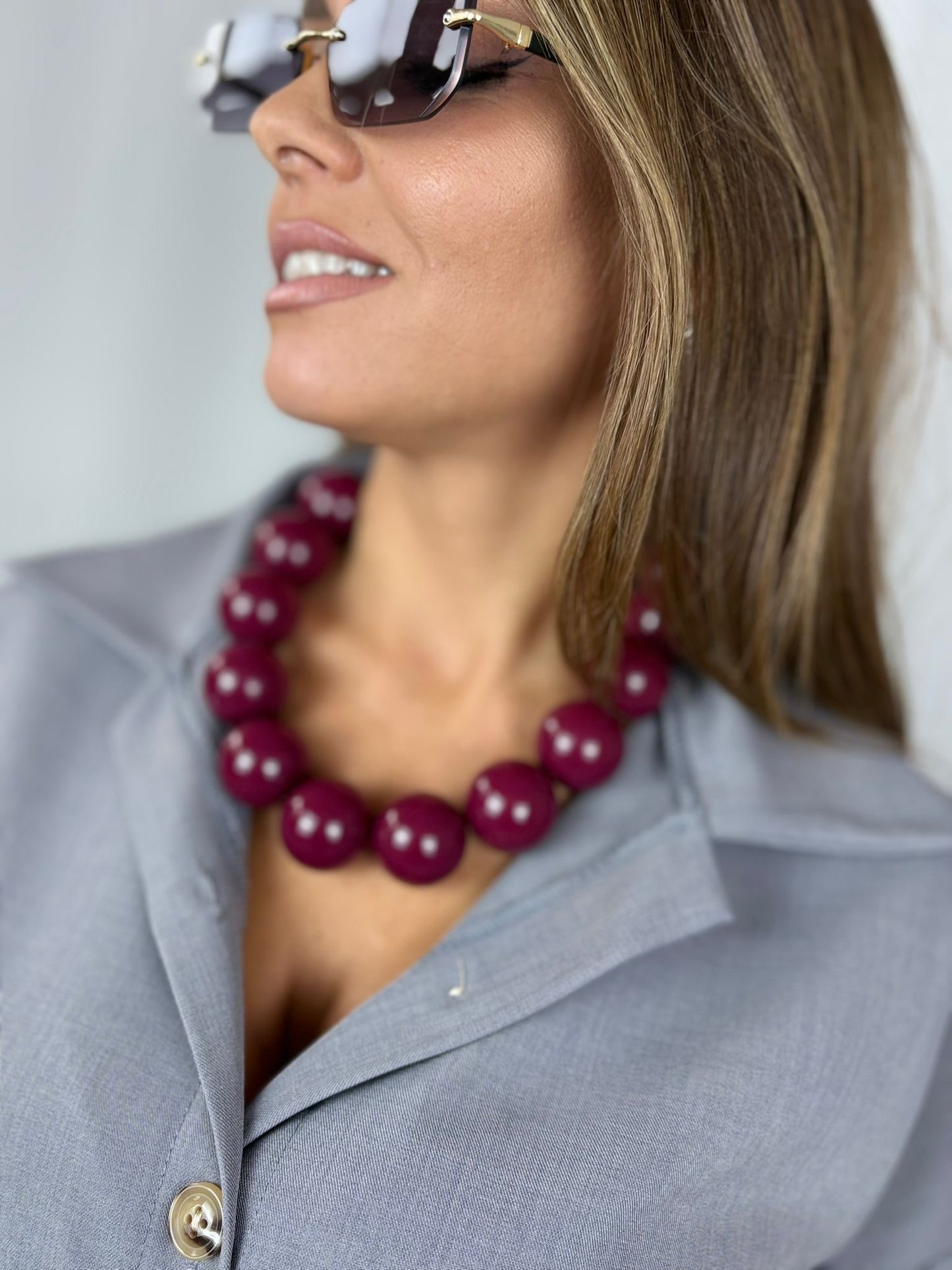 Collana perle grandi