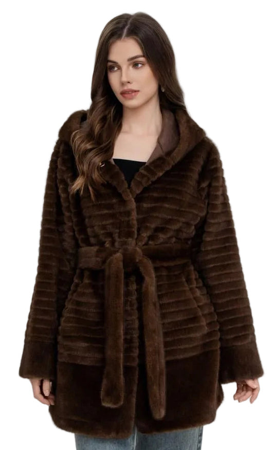 Pelliccia Brown mod visione art.2527