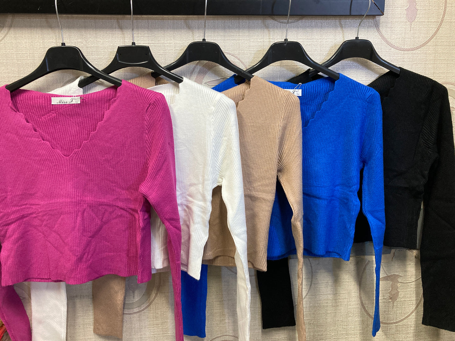 Maglia Crop a costine art-28416 promo