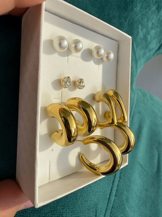 Set orecchini 6 paia promo art.D-1358