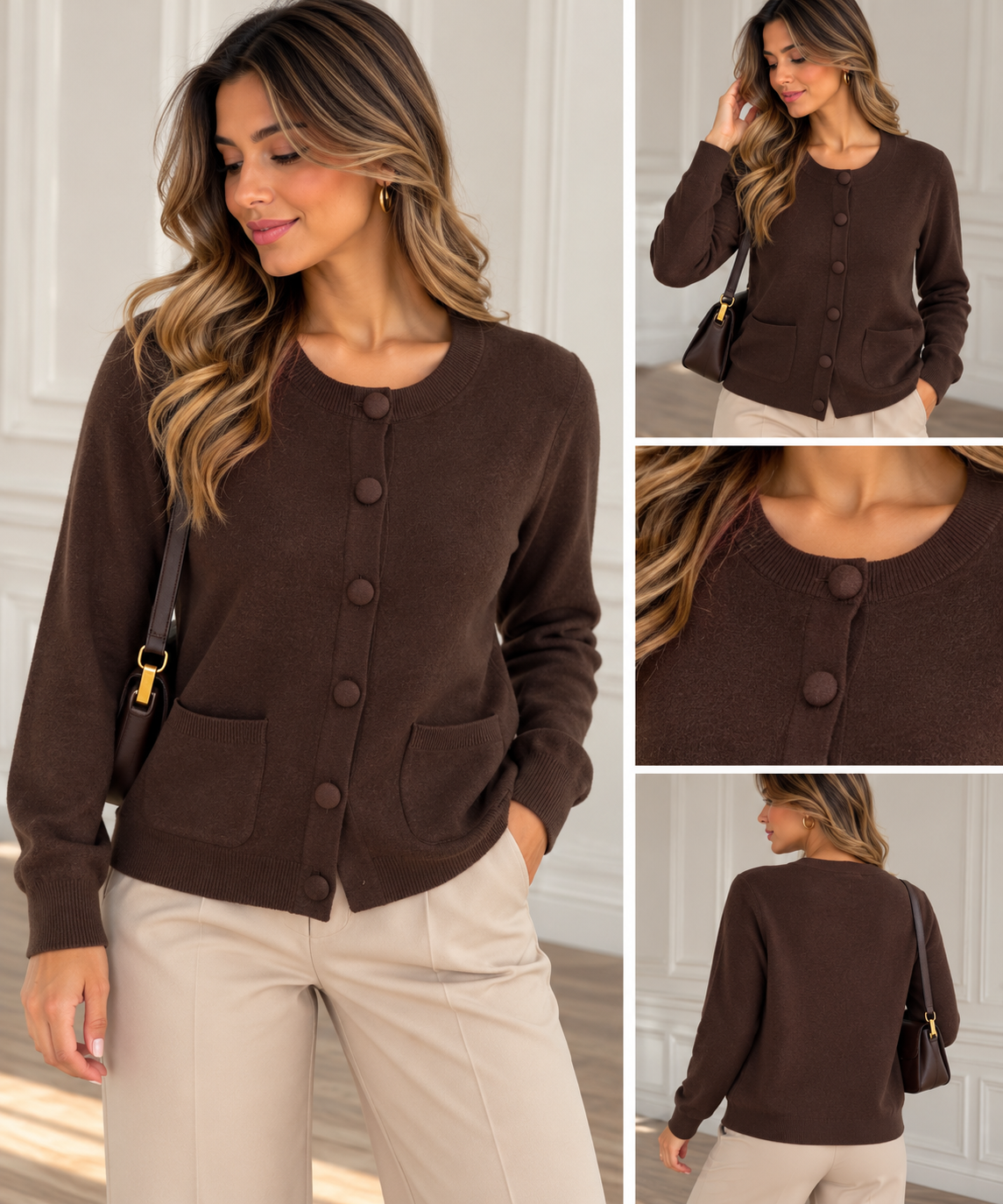 Cardigan lana rasata art.w2580