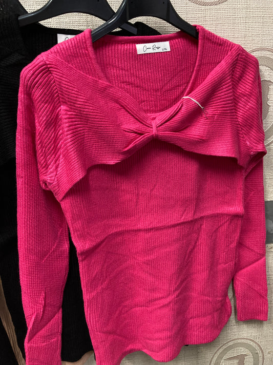 Maglioncino fiocco art-j9305