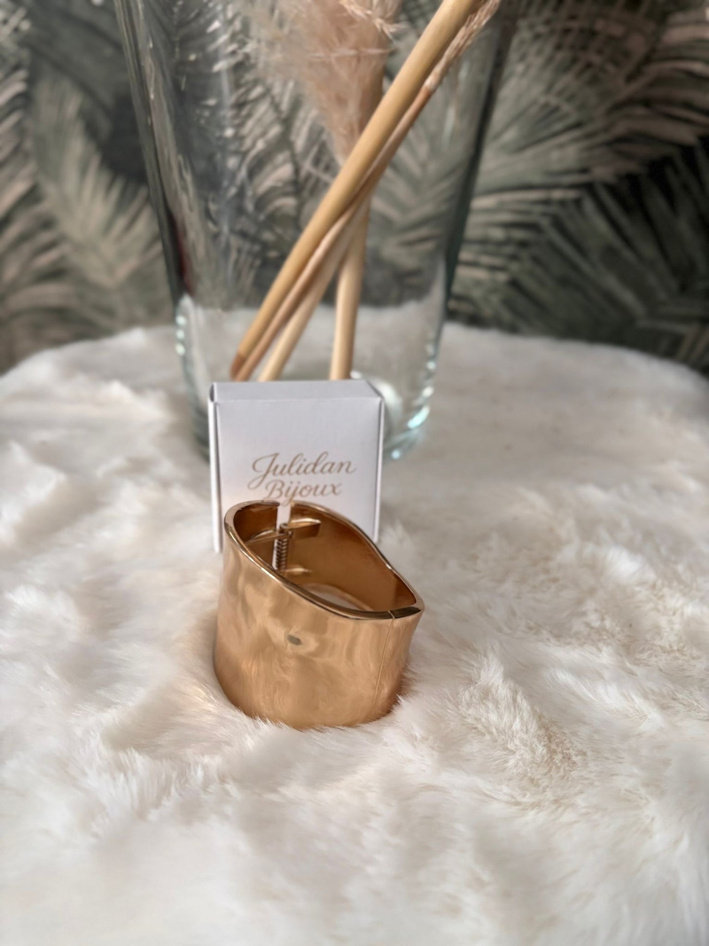 Bracciale fascia oro in ottone