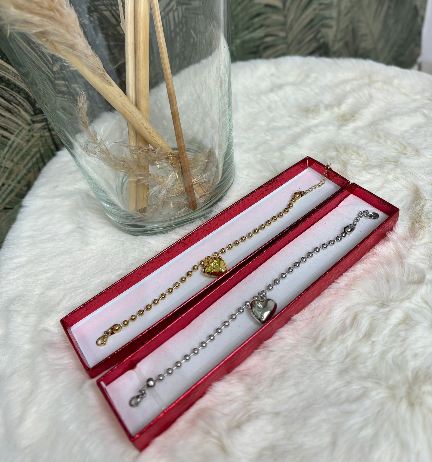 Bracciale cuore in acciaio promo