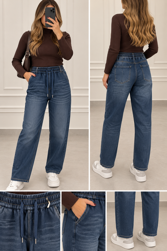 Panta-jeans con elastico art.sj-187