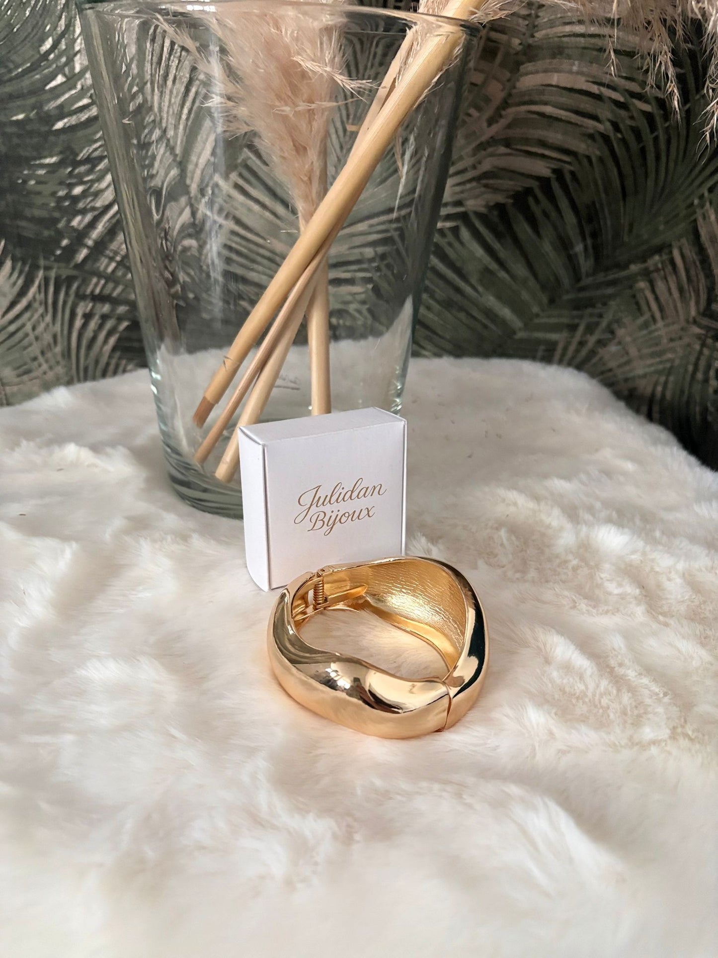 Bracciale rigido placcato in  oro