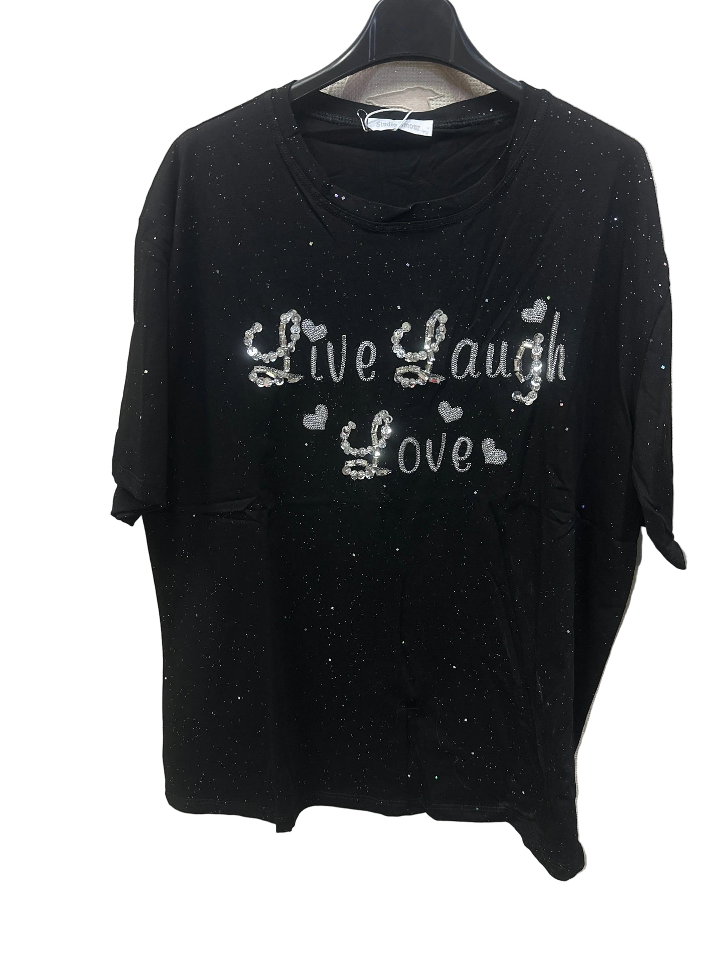 T-shirt live lavgh love art.K509