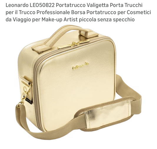 Borsa portatrucco piccola senza specchio LEONARDO