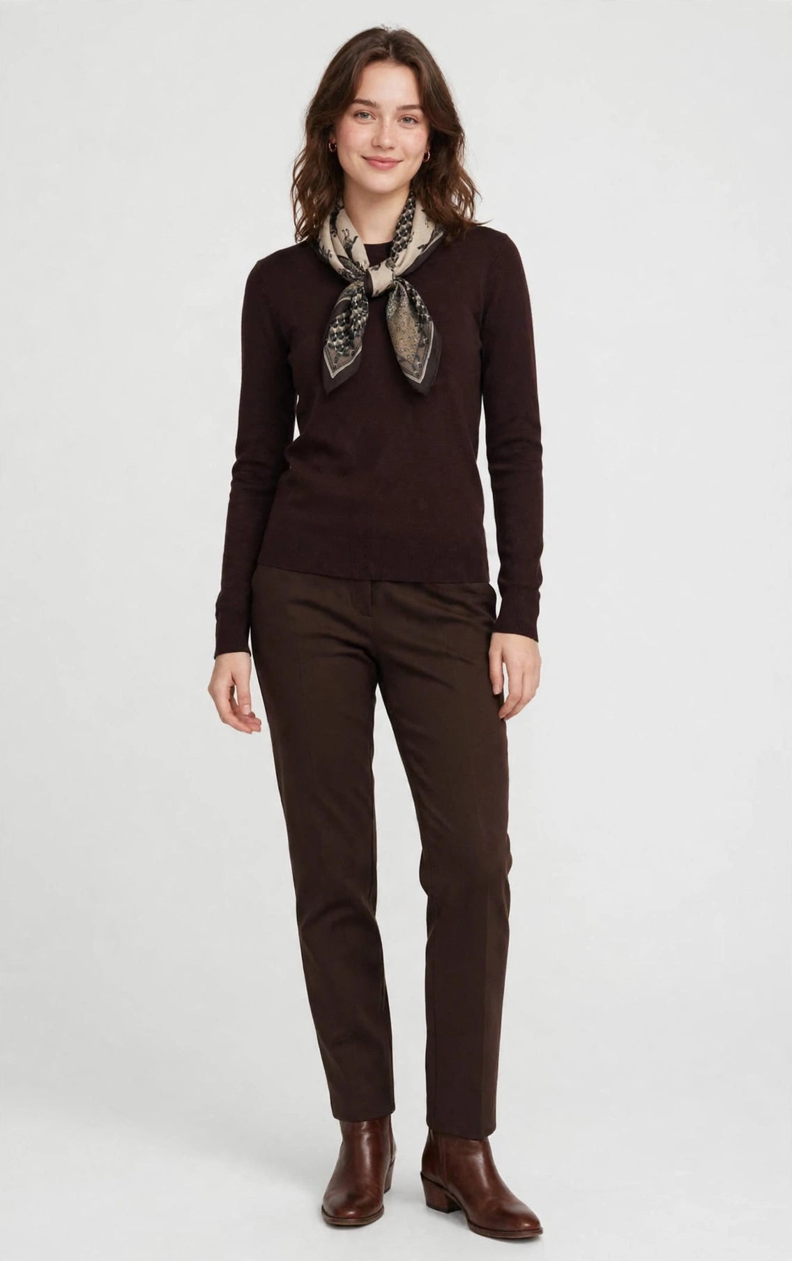 Maglioncino con foulard art- L06888