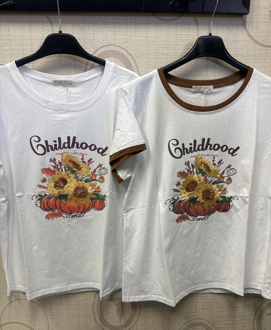 T-shirt Ghildhood art- 8807
