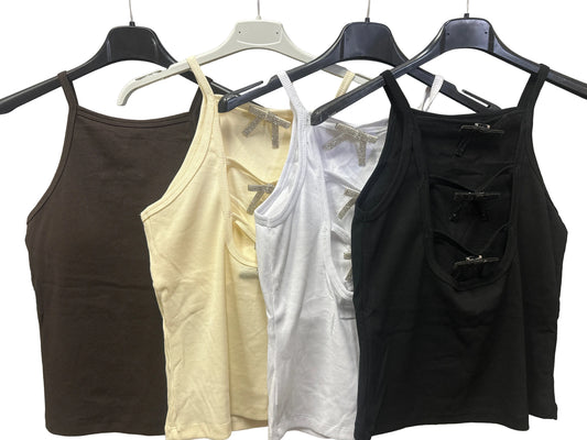 Top con fiocchetti dietro art- 26195
