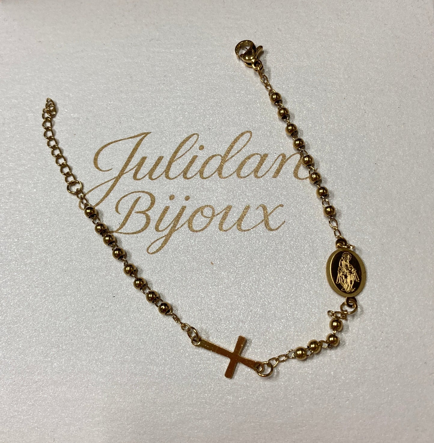 Bracciale rosario base oro promo3