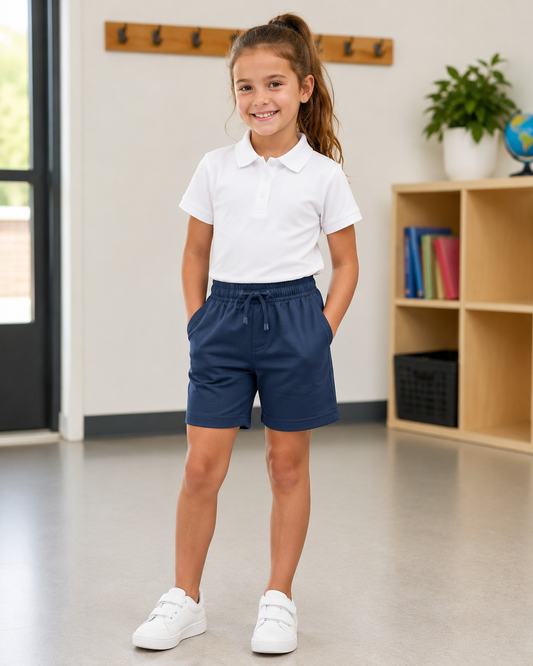 Bermuda scolastico blu unisex art. Wk-7041