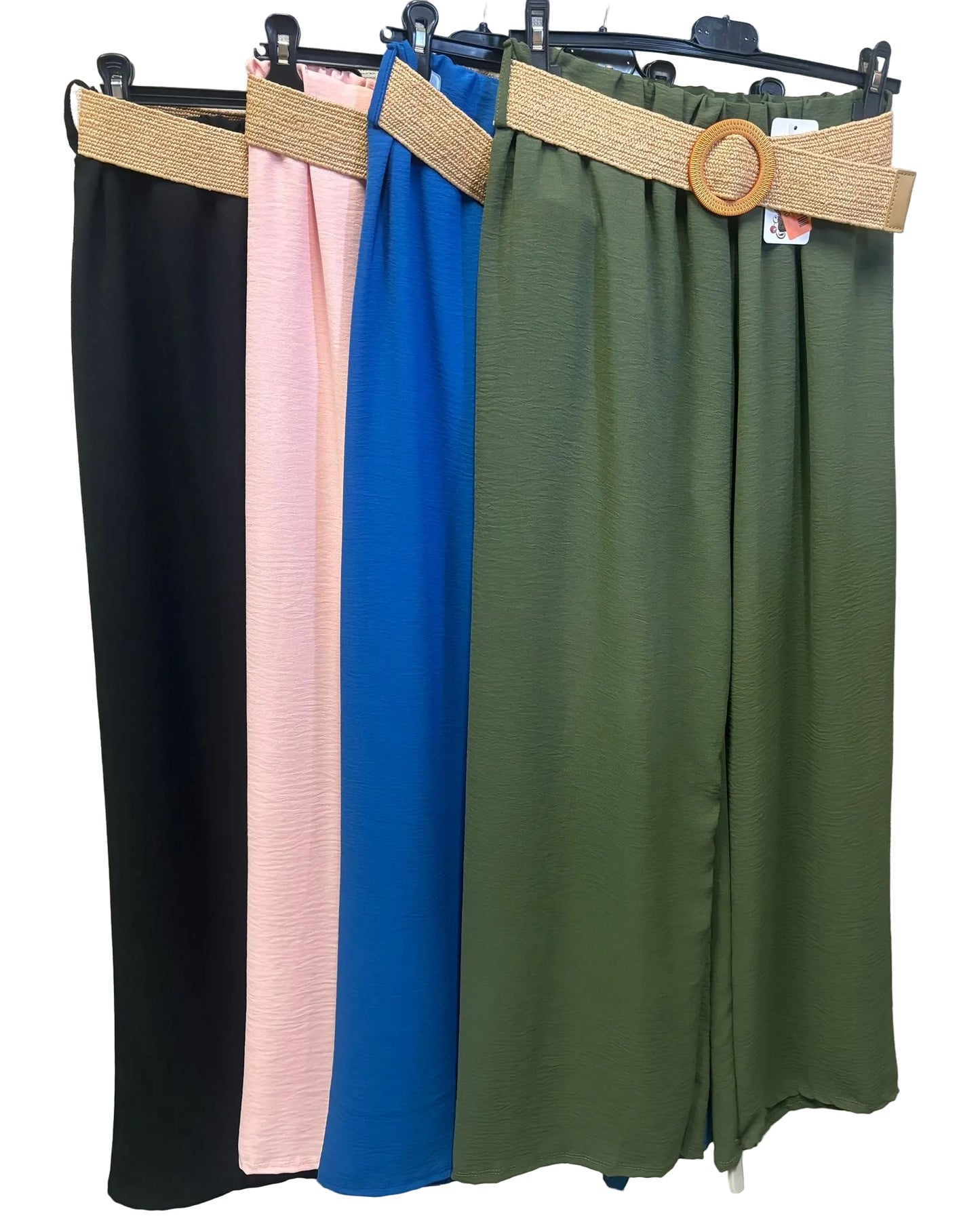 Pantalone curvy con cintura