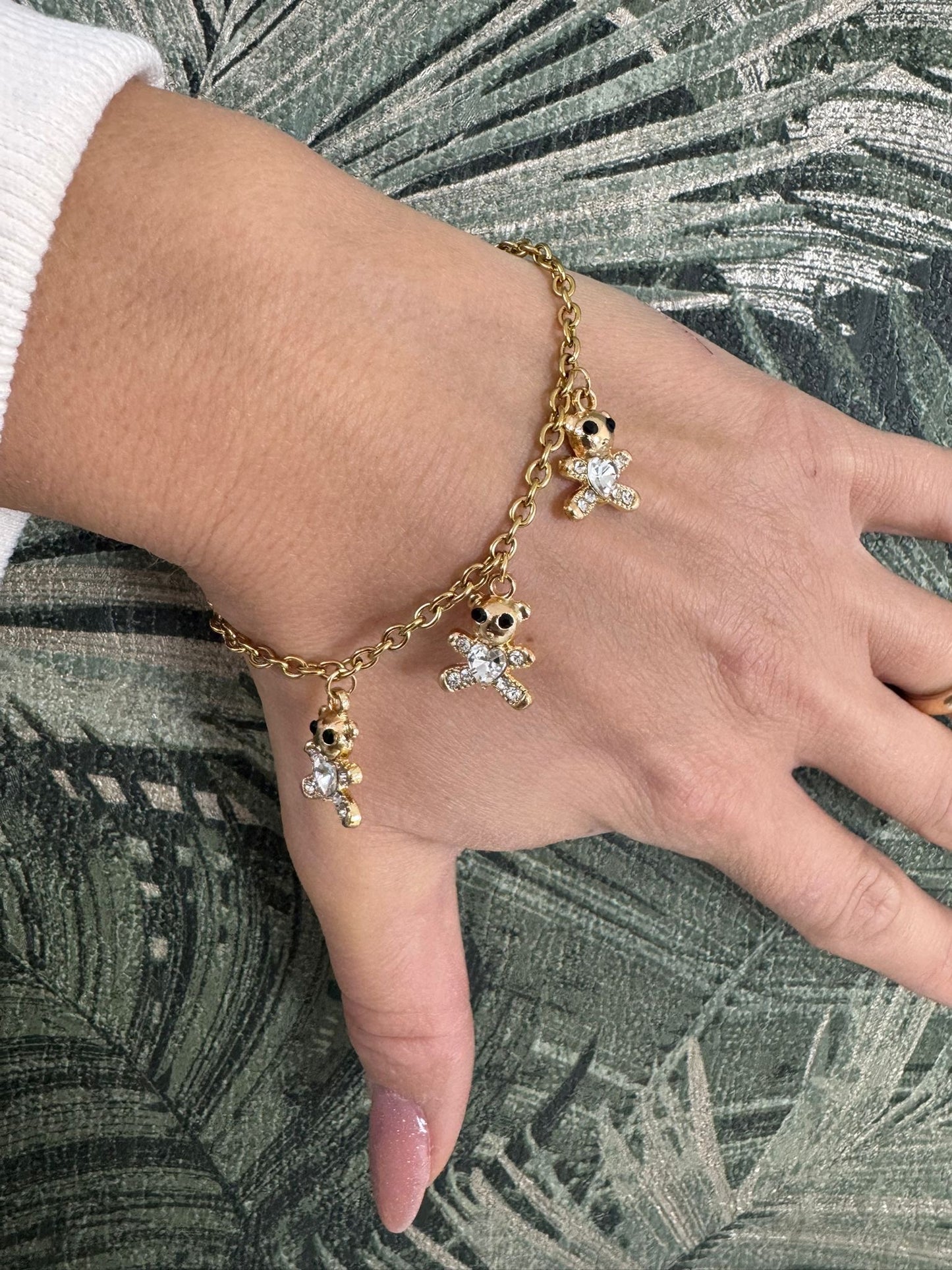 Bracciale orsacchiotto base oro promo