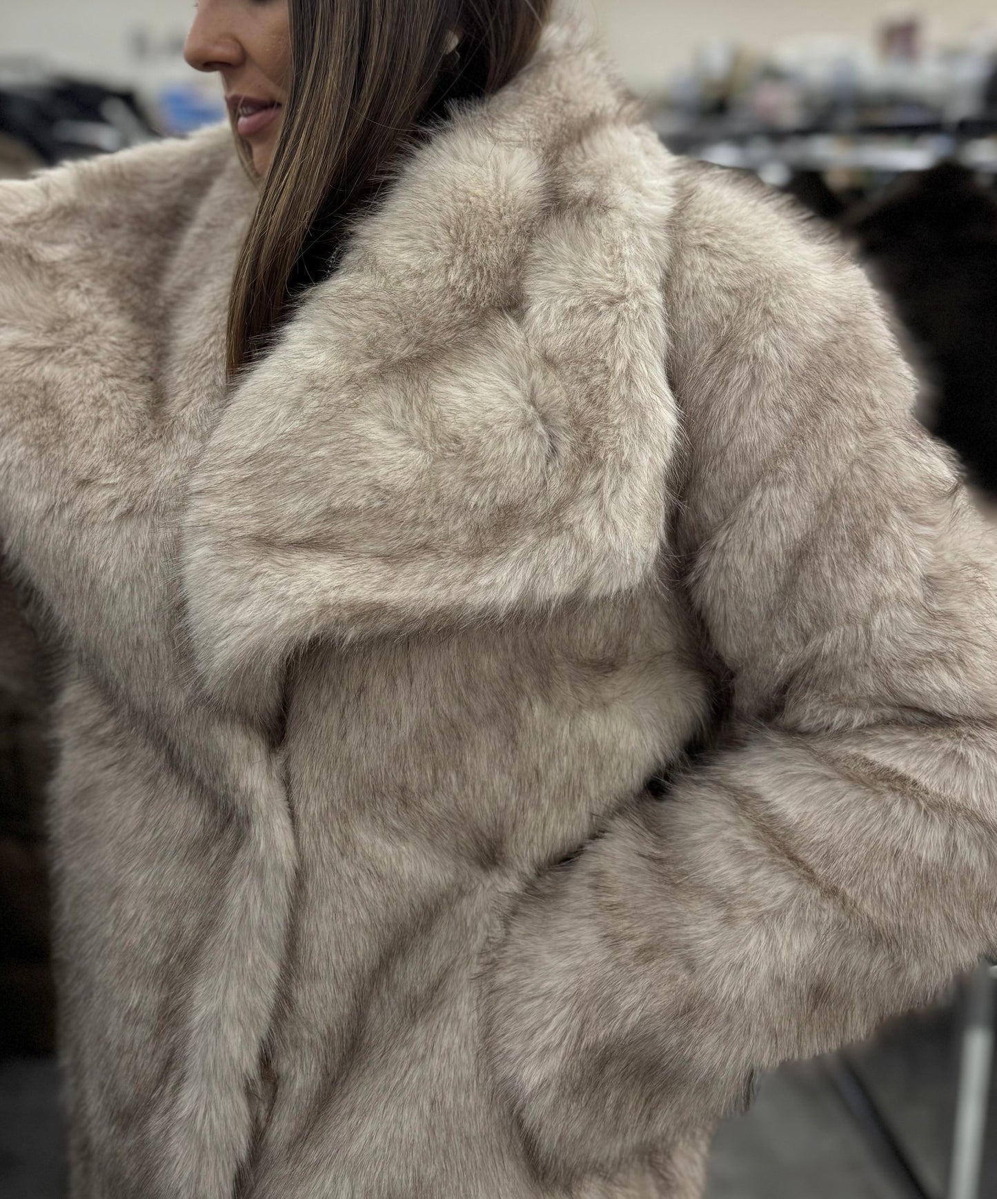 Pelliccia doppio petto  mod.visone art.2691