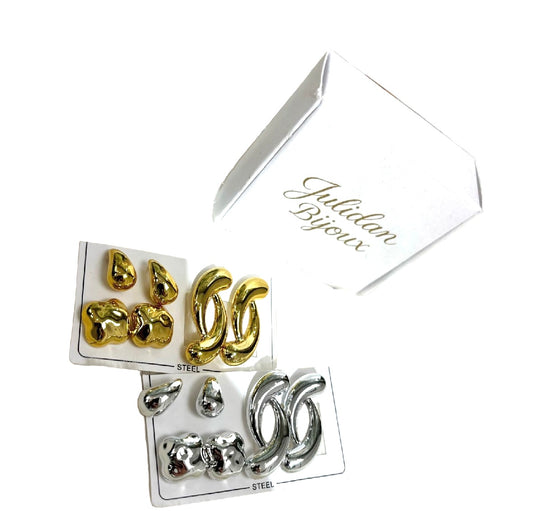 Set orecchini 3 paia promo art.D-888