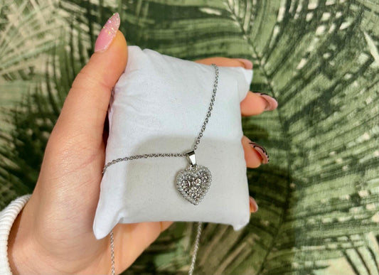 Collana cuore con perline promo