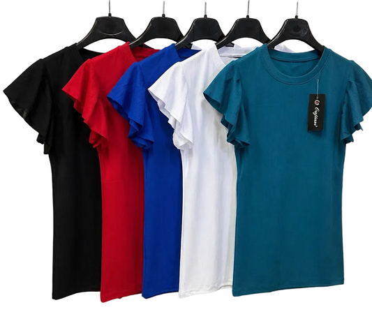 Maglia costine con manica voilá art.2961 promo1