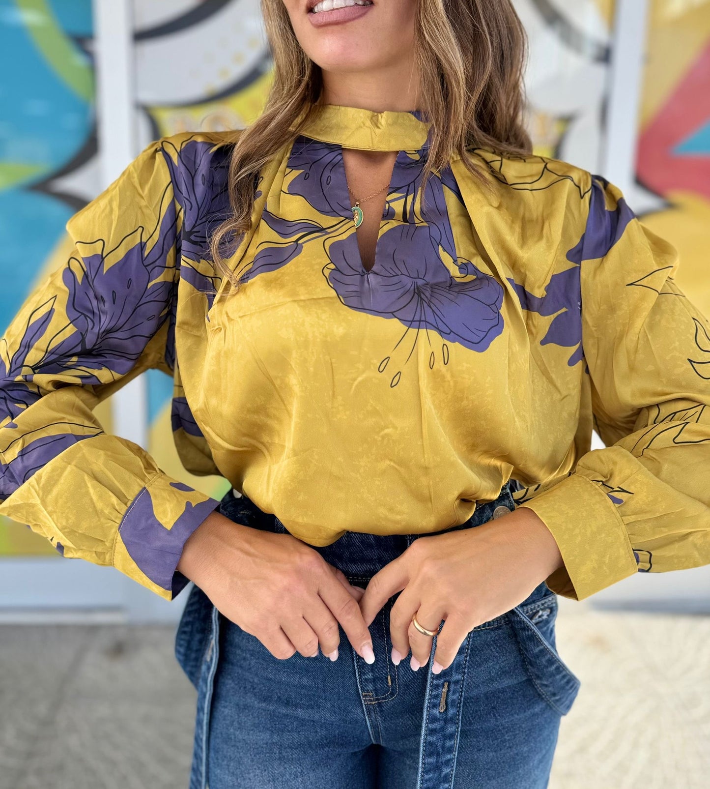 Camicia fantasy fiori