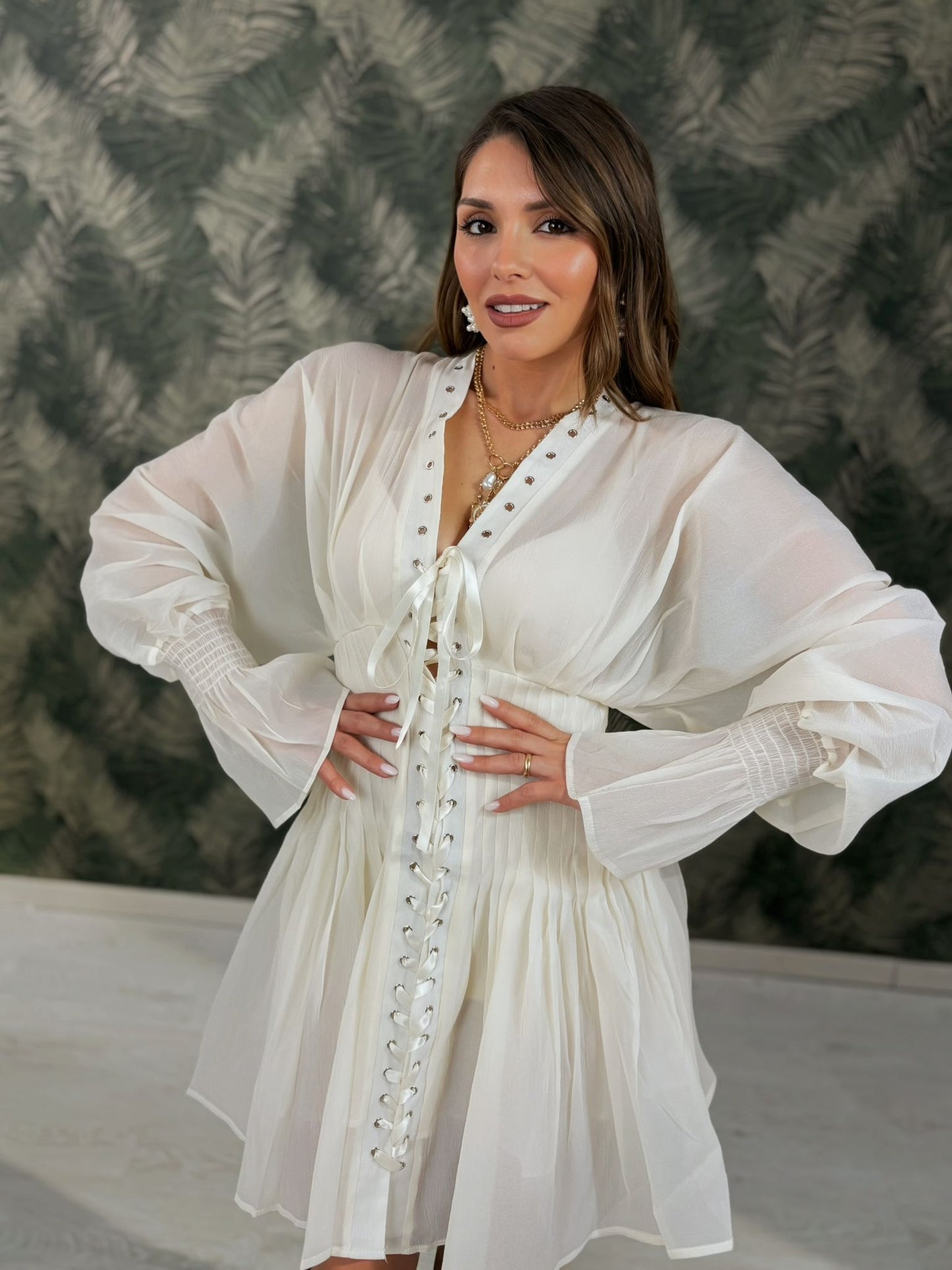 Dress Bambulè con stringhe