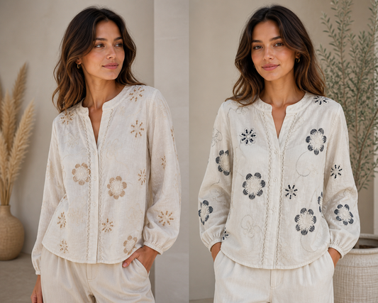 Camicia misto Lino art.A193