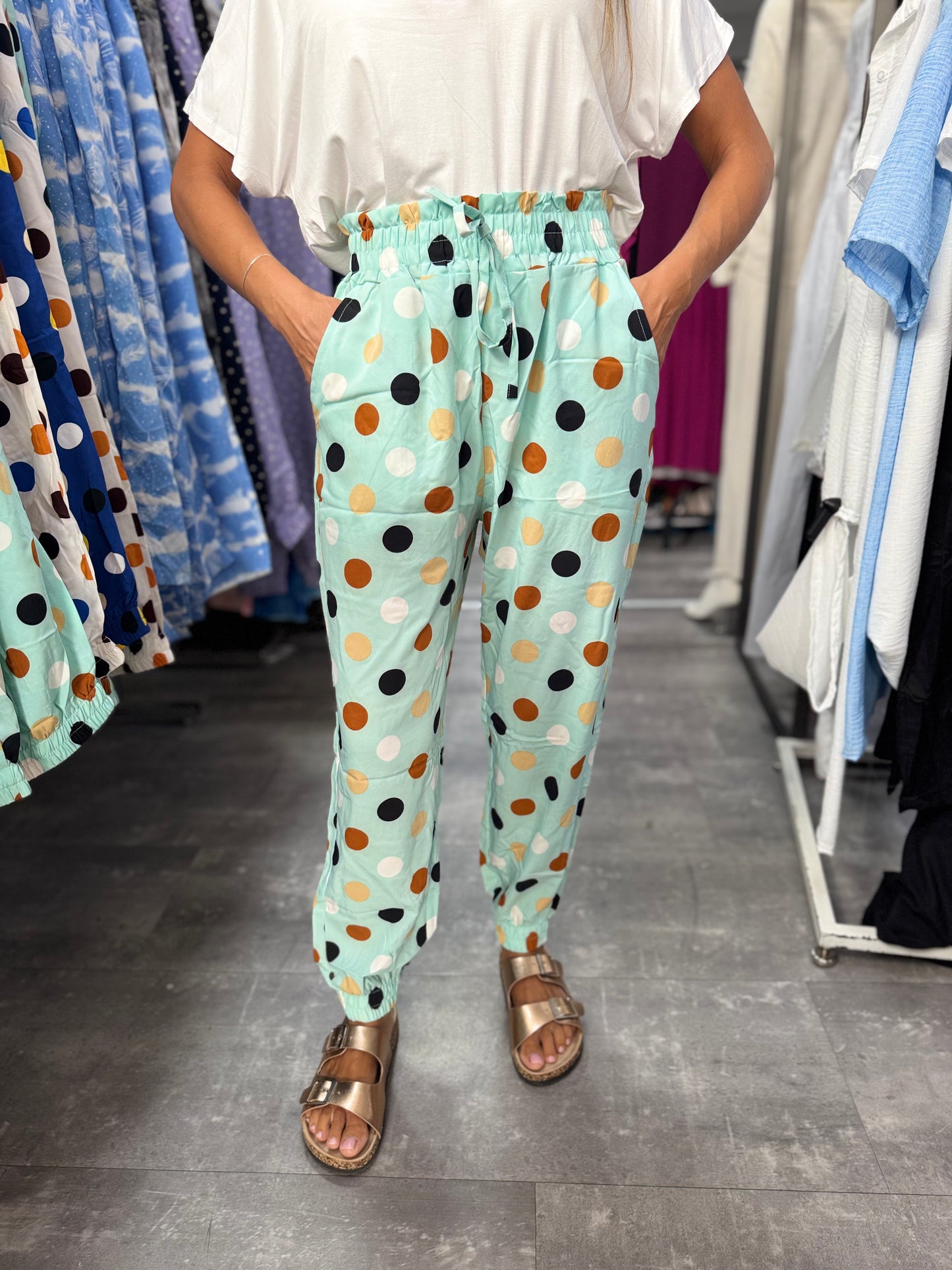 Pantalone pois multicolors promo2 art.44