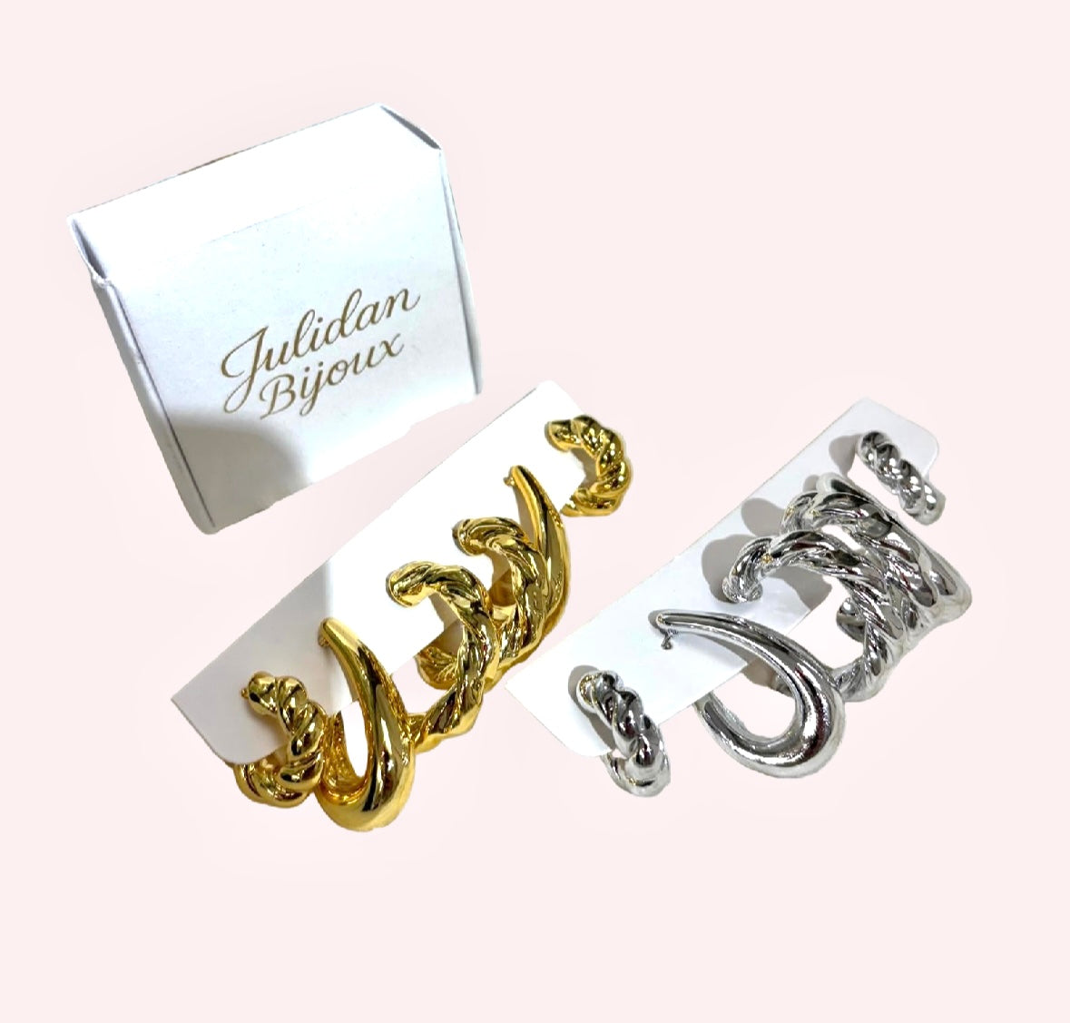 Set orecchini 3 paia promo art.D-908