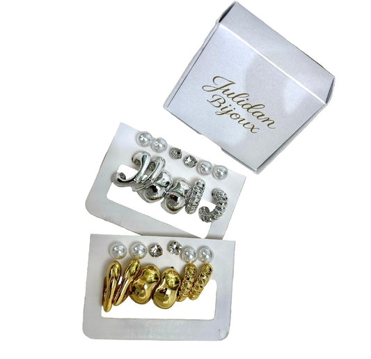 Set orecchini 6 paia promo art.D-1366