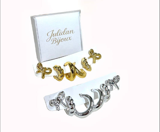 Set orecchini 3 paia promo art.D-906