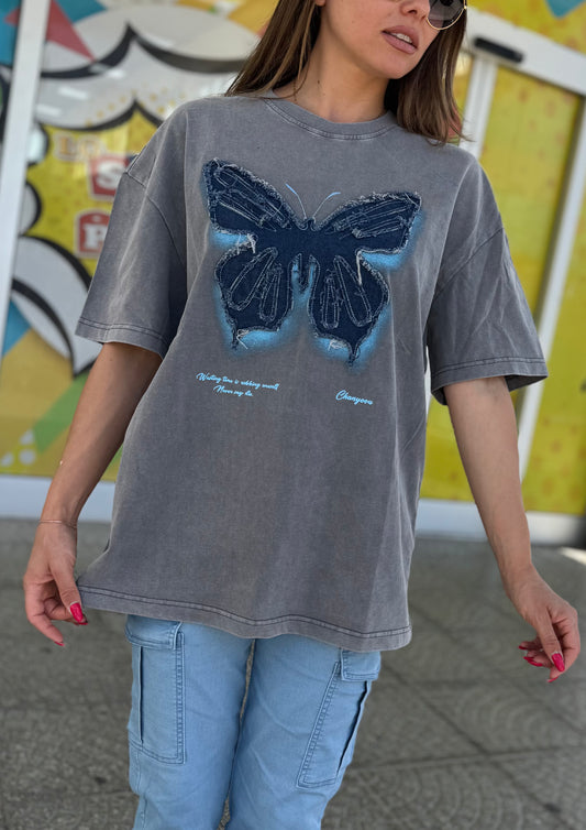 MAXY T-SHIRT BUTTERFLY ART-DR30003