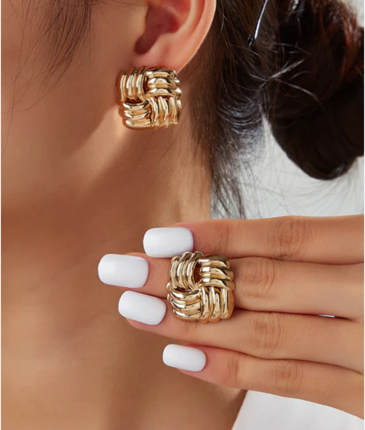 Orecchini old square mod. VIKIB