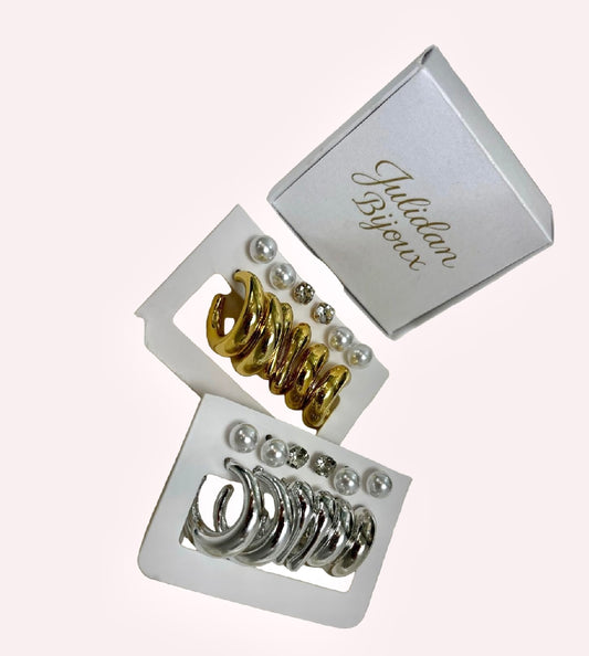 Set orecchini 6 paia promo art.D-1358