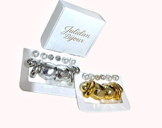 Set orecchini 6 paia promo art.D-1365