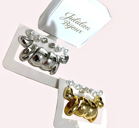 Set orecchini 6 paia promo art.D-1361